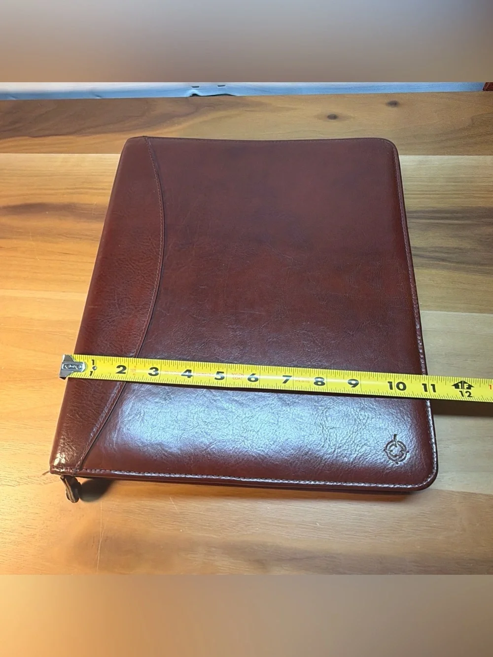 VTG 1999 FRANKLIN COVEY Full Grain Leather 7-Ring Planner Binder ORGANIZER  USA